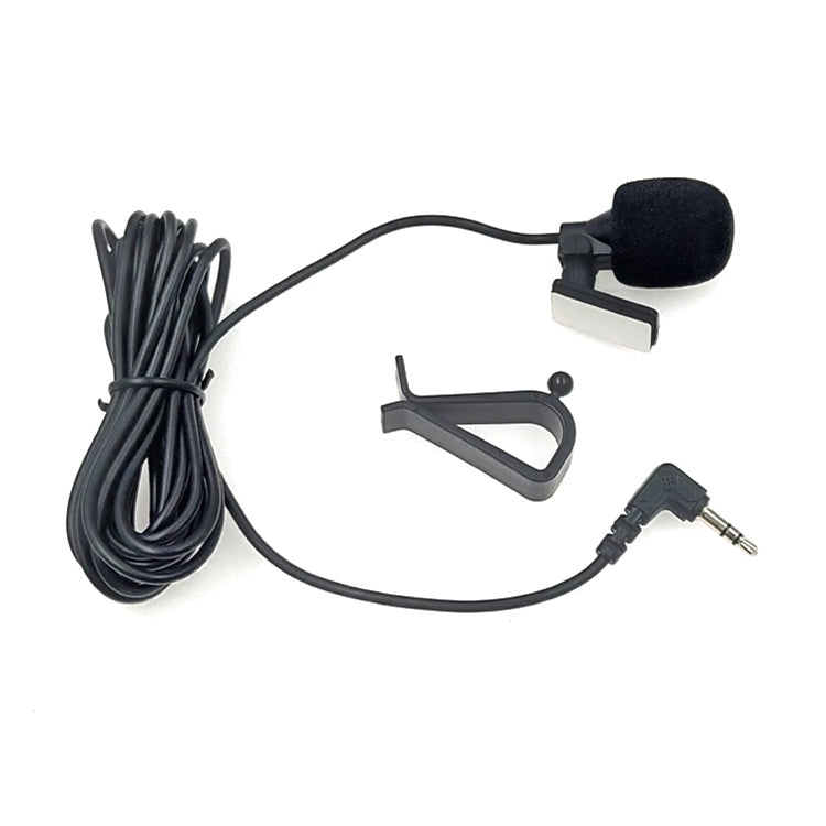 ZJ015MR Stereo 3.5mm Angle Head Plug Car Navigation DVD External Paste Microphone, Length: 3m, Stereo 3.5mm Angle Head