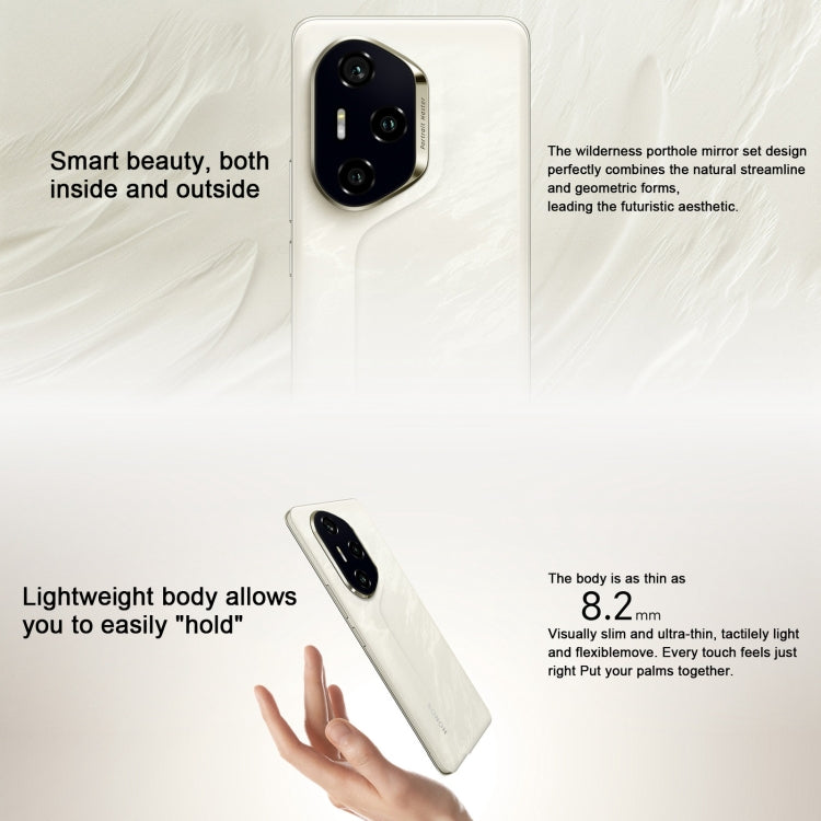 Honor 300 Pro, 12GB+256GB, Screen Fingerprint, 6.78 inch MagicOS 9.0 / Android 15 Snapdragon 8 Gen 3 Octa Core, Network: 5G, NFC, OTG, Not Support Google Play, Honor 300 Pro, 12GB+256GB