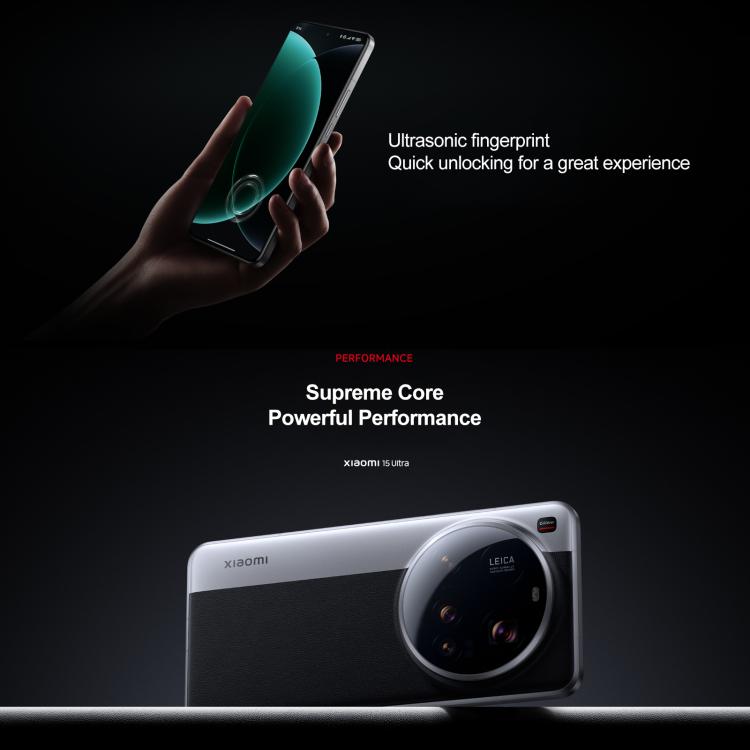Xiaomi 15 Ultra, 12GB+256GB, 3D Ultrasonic Fingerprint, 200MP Camera, 6.73 inch Xiaomi HyperOS 2 Snapdragon 8 Elite Octa Core 3nm, NFC, Network: 5G, 12GB+256GB