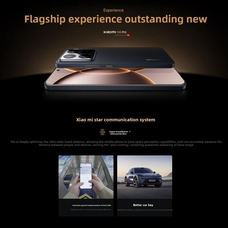 Xiaomi 15S Pro, 16GB+1TB, 3D Ultrasound Fingerprint, 6.73 inch Xiaomi HyperOS 2 Xring O1 3nm Deca-Core, NFC, Network: 5G, 16GB+1TB