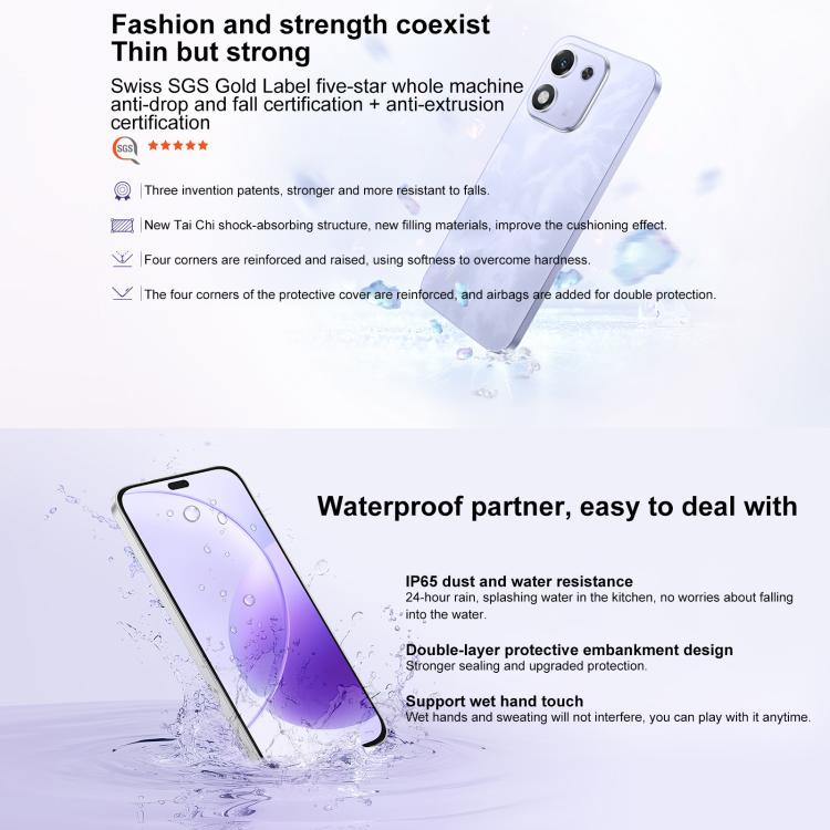 Honor X70i, 12GB+256GB, In-screen Fingerprint, 6.7 inch MagicOS 9.0 Android 15.0 Dimensity 7025 Ultra Octa Core, Network: 5G, OTG, NFC, 12GB+256GB