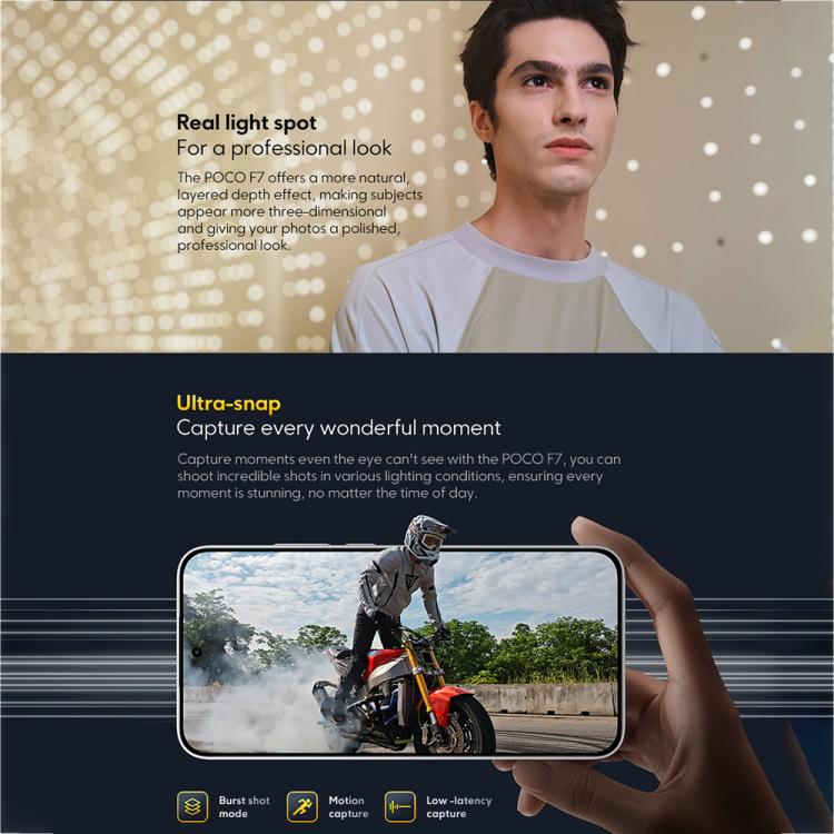 Xiaomi POCO F7 Global, 12GB+256GB, In-screen Fingerprint, 6.83 inch Xiaomi HyperOS 2 Snapdragon 8s Gen 4 Octa Core, NFC, Network: 5G, 12GB+256GB