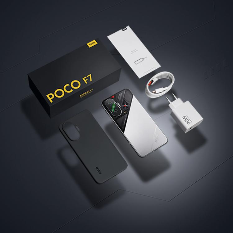 Xiaomi POCO F7 Global, 12GB+256GB, In-screen Fingerprint, 6.83 inch Xiaomi HyperOS 2 Snapdragon 8s Gen 4 Octa Core, NFC, Network: 5G, 12GB+256GB