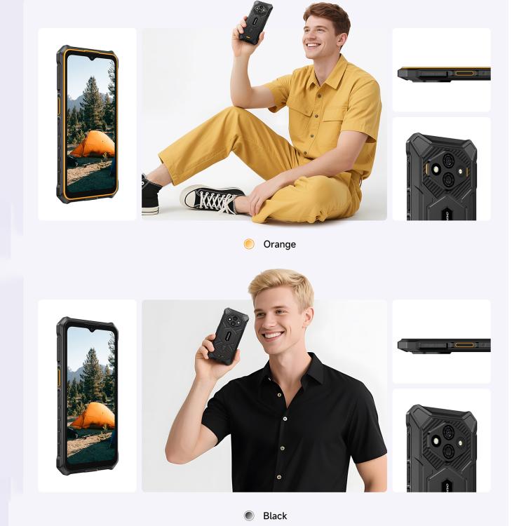 Ulefone RugKing 3 Pro, 8GB+128GB, IP68/IP69K Rugged Phone, 6.56 inch Android 15 Unisoc T7250 Octa Core, Network: 4G, NFC, OTG, RugKing 3 Pro, 8GB+128GB