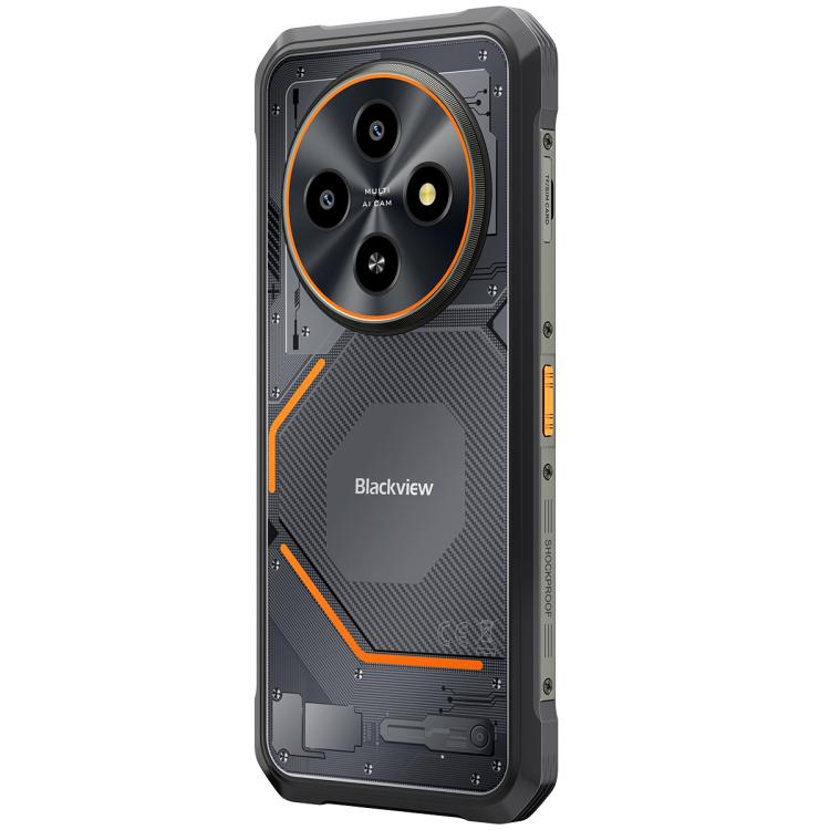 Blackview FORT 2 Rugged Phone, 8GB+256GB, 6.56 inch Android 15 MediaTek MT6769V/CB Helio G81 Octa Core, Network: 4G, OTG, NFC, 8GB+256GB