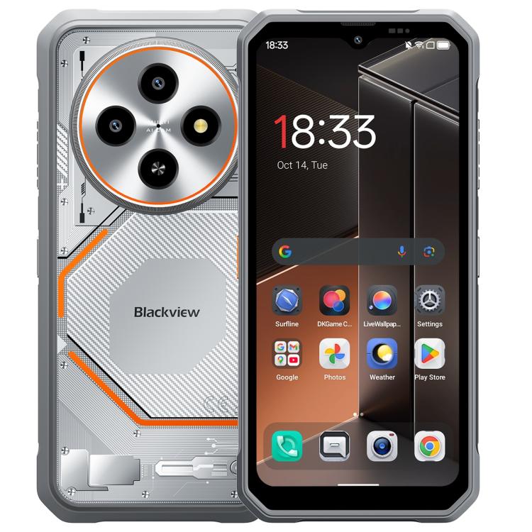 Blackview FORT 2 Rugged Phone, 8GB+256GB, 6.56 inch Android 15 MediaTek MT6769V/CB Helio G81 Octa Core, Network: 4G, OTG, NFC, 8GB+256GB