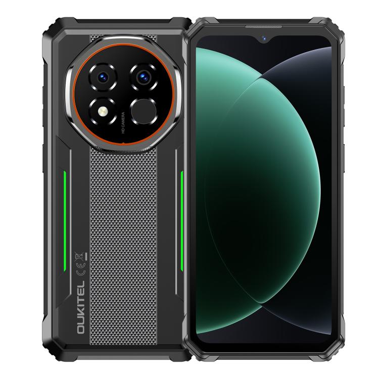 Oukitel G6 Rugged Phone, 4GB+128GB, Fingerprint Identification, 10600mAh Battery, 6.52 inch Android 16.0 Unisoc T615 Octa Core, NFC, OTG, Network: 4G, 4GB+128GB