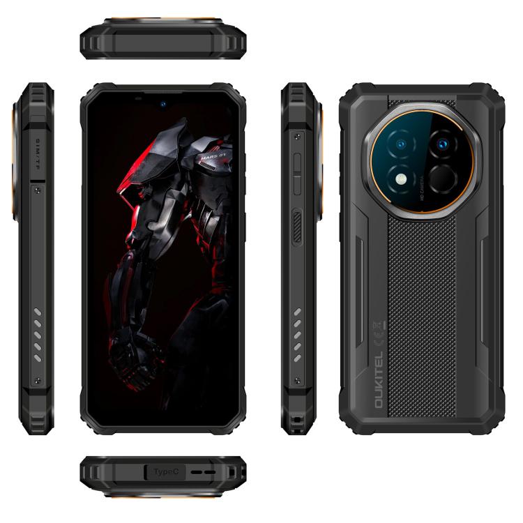 Oukitel G6 Rugged Phone, 8GB+256GB, Fingerprint Identification, 10600mAh Battery, 6.52 inch Android 16.0 Unisoc T615 Octa Core, NFC, OTG, Network: 4G, 6GB+256GB