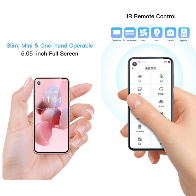 Duoqin QIN3 Ultra Global, 6GB+128GB, 5.05 inch Android 13 UniSoc T606 Octa Core, Network: 4G, Support Google Play
