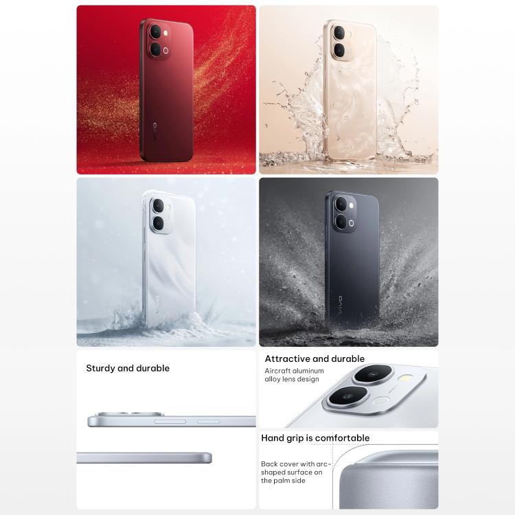 vivo Y500i, 12GB+512GB, Side Fingerprint, 6.75 inch Android 16 OriginOS 6 Snapdragon 4 Gen Octa Core, OTG, NFC, Network: 5G, 12GB+512GB