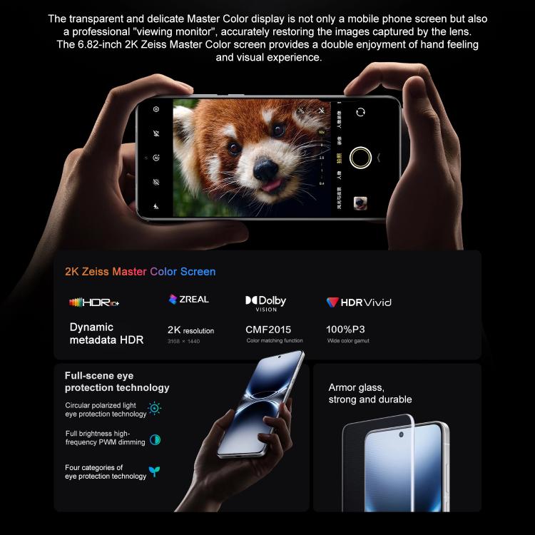 vivo X200 Ultra, 12GB+256GB, Face ID / 3D Ultrasonic Fingerprint, 6.82 inch OriginOS 5 / Android 15 Snapdragon 8 Elite Octa Core, OTG, NFC, Network: 5G, Support Google Play, 12GB+256GB
