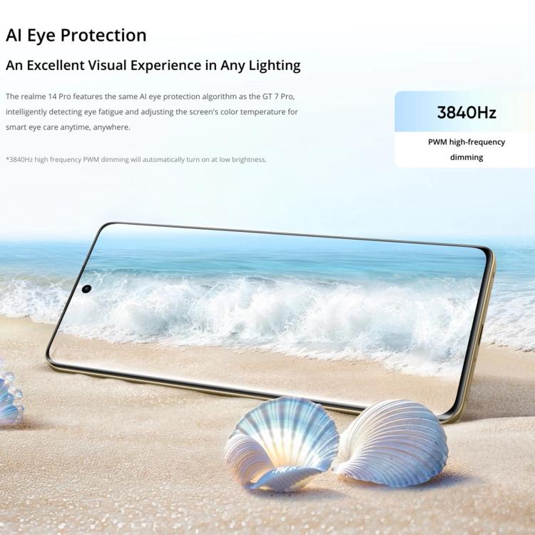 Realme 14 Pro, 16GB+256GB, Screen Fingerprint Identification, 6.77 inch Realme UI 6.0 Dimensity 7300 Octa Core, NFC, Network: 5G, Realme 14 Pro, 16GB+256GB, 16GB+256GB