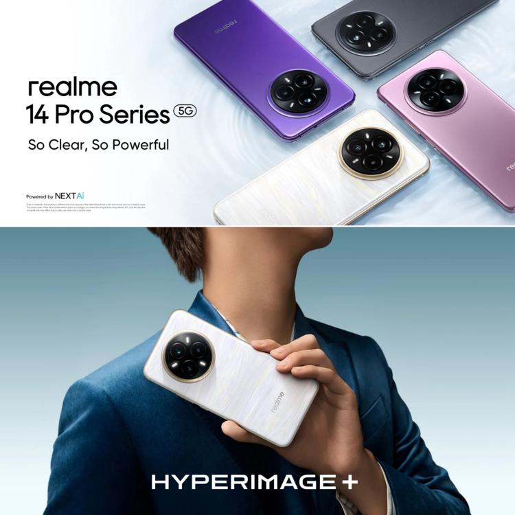 Realme 14 Pro+, 12GB+512GB, Screen Fingerprint Identification, 6.83 inch Realme UI 6.0 Snapdragon 7s Gen 3 Octa Core, NFC, Network: 5G, Realme 14 Pro+, 12GB+512GB, 12GB+512GB