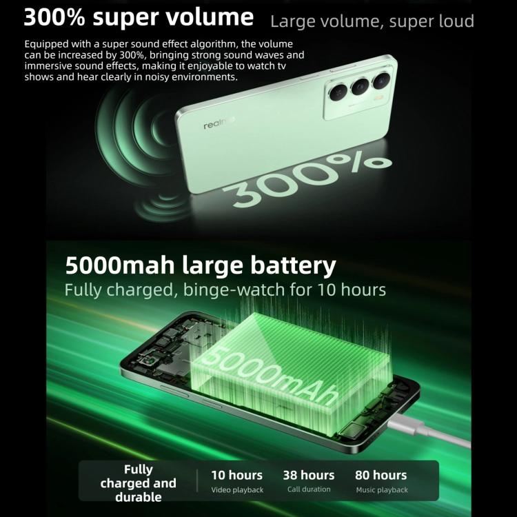 Realme V70, 12GB+256GB, 6.67 inch Realme UI 6.0 Android 15 Dimensity 6300 5G Octa Core, Network: 5G, 12GB+256GB
