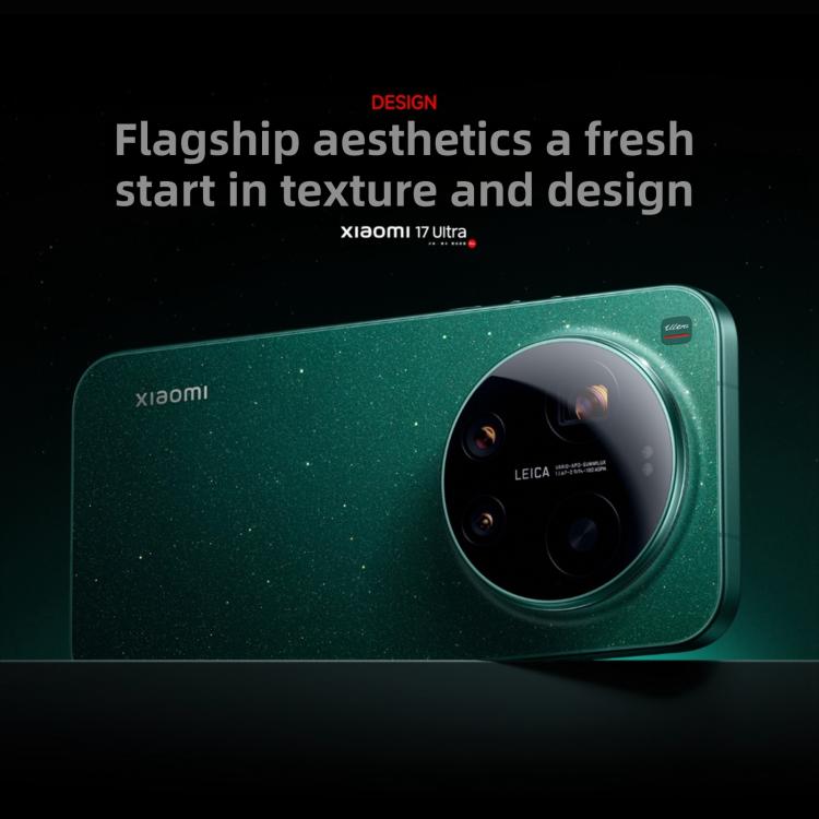 Xiaomi 17 Ultra, 16GB+1TB, 3D Ultrasonic Fingerprint, 6.9 inch Xiaomi HyperOS 3 Snapdragon 8 Elite Gen 5 Octa Core, NFC, Network: 5G, 16GB+1TB