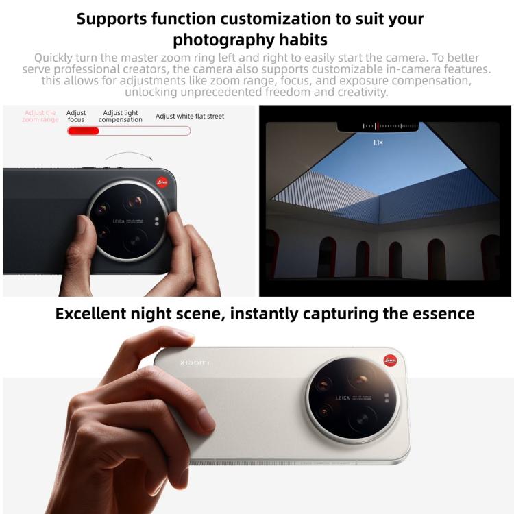Xiaomi 17 Ultra By Leica, 16GB+1TB, 3D Ultrasonic Fingerprint, 6.9 inch Xiaomi HyperOS 3 Snapdragon 8 Elite Gen 5 Octa Core, NFC, Network: 5G, By Leica, 16GB+1TB