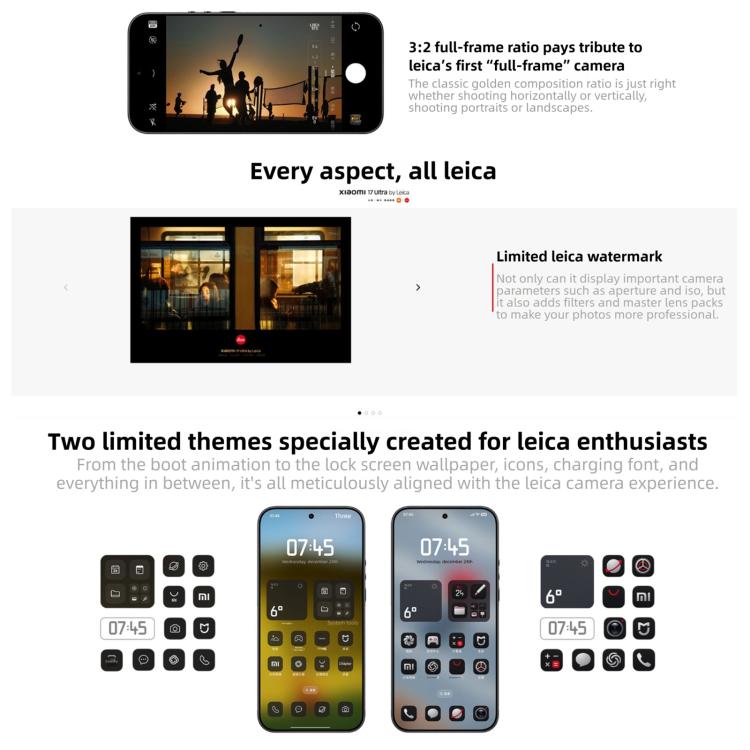 Xiaomi 17 Ultra By Leica, 16GB+512GB, 3D Ultrasonic Fingerprint, 6.9 inch Xiaomi HyperOS 3 Snapdragon 8 Elite Gen 5 Octa Core, NFC, Network: 5G, By Leica, 16GB+512GB