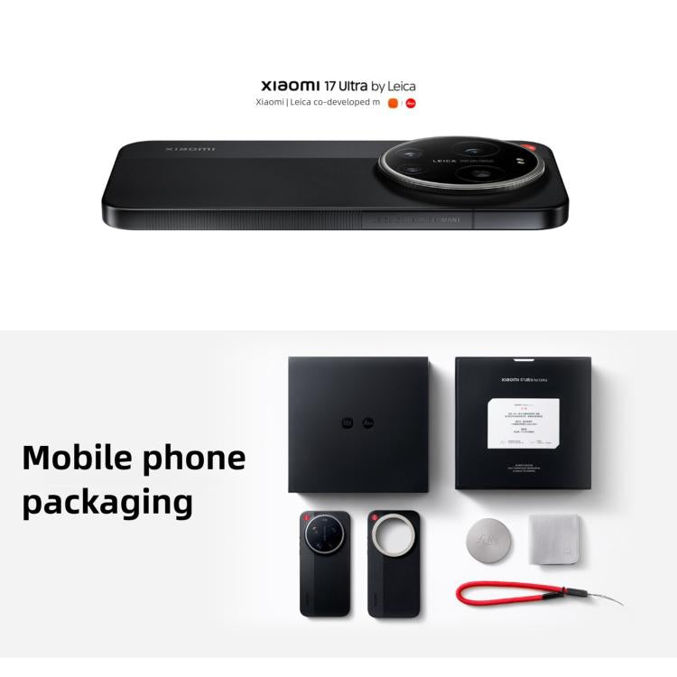 Xiaomi 17 Ultra By Leica, 16GB+512GB, 3D Ultrasonic Fingerprint, 6.9 inch Xiaomi HyperOS 3 Snapdragon 8 Elite Gen 5 Octa Core, NFC, Network: 5G, By Leica, 16GB+512GB
