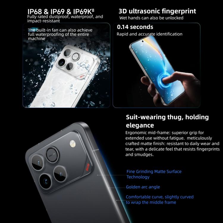 Honor WIN, 16GB+1TB, 3D Ultrasonic Fingerprint, 10000mAh Battery, 6.83 inch MagicOS 10.0 / Android 16 Snapdragon 8 Elite Gen 5 Octa Core, Network: 5G, NFC, OTG, 16GB+1TB