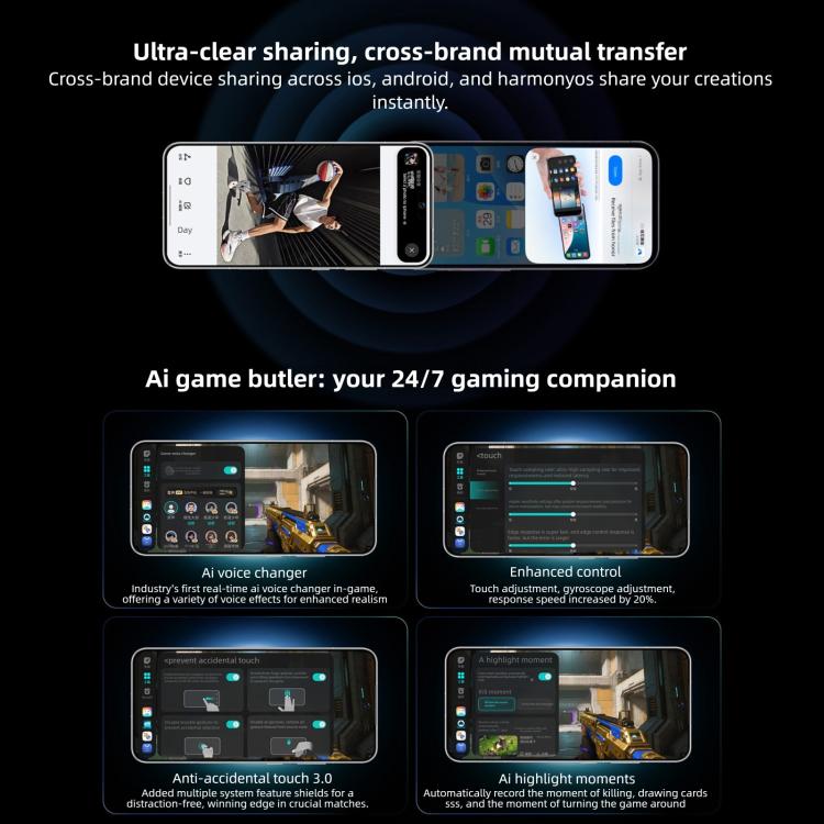 Honor WIN RT, 16GB+1TB, 3D Ultrasonic Fingerprint, 10000mAh Battery, 6.83 inch MagicOS 10.0 / Android 16 Snapdragon 8 Elite Octa Core, Network: 5G, NFC, OTG, 16GB+1TB