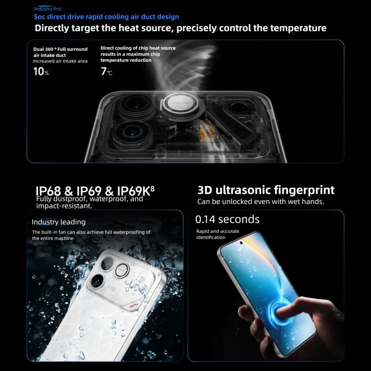 Honor WIN RT, 16GB+512GB, 3D Ultrasonic Fingerprint, 10000mAh Battery, 6.83 inch MagicOS 10.0 / Android 16 Snapdragon 8 Elite Octa Core, Network: 5G, NFC, OTG, 16GB+512GB