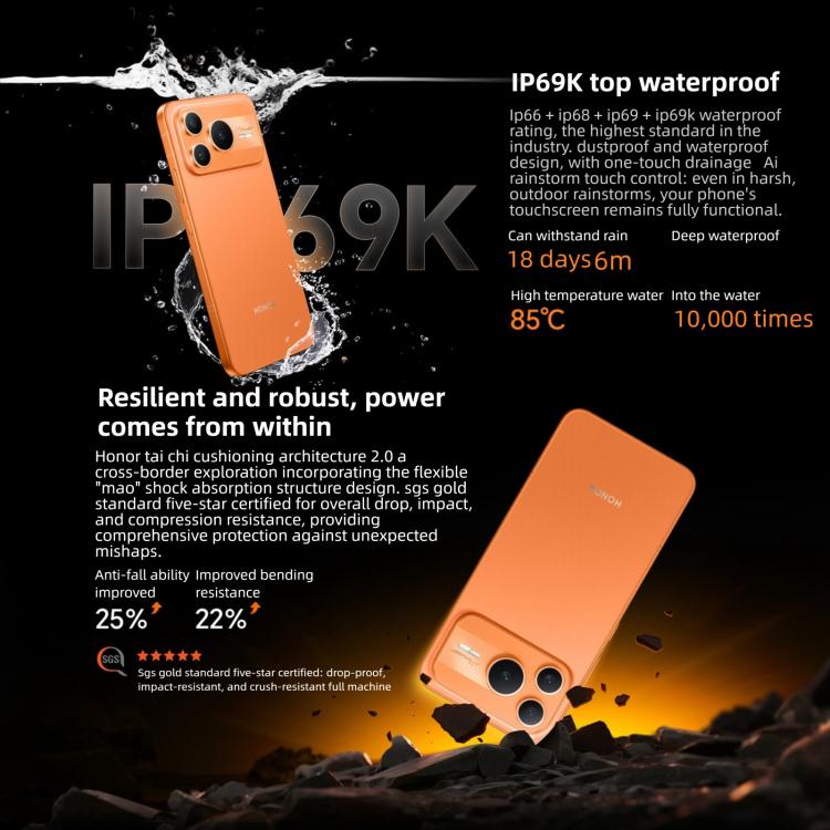 Honor Power2, 12GB+512GB, 10080mAh Battery, 6.79 inch MagicOS 10.0 / Android 16 Dimensity 8500 Elite Octa Core, Network: 5G, NFC, OTG, 12GB+512GB