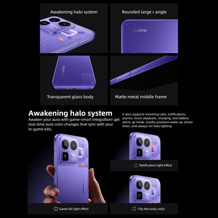 Realme Neo8, 12GB+256GB, Ultrasonic Screen Fingerprint, 6.78 inch Realme UI 7.0 Snapdragon 8 Gen 5 Octa Core, OTG, NFC, Network: 5G, 12GB+512GB