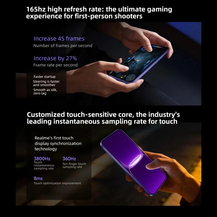 Realme Neo8, 16GB+1TB, Ultrasonic Screen Fingerprint, 6.78 inch Realme UI 7.0 Snapdragon 8 Gen 5 Octa Core, OTG, NFC, Network: 5G, 16GB+1TB