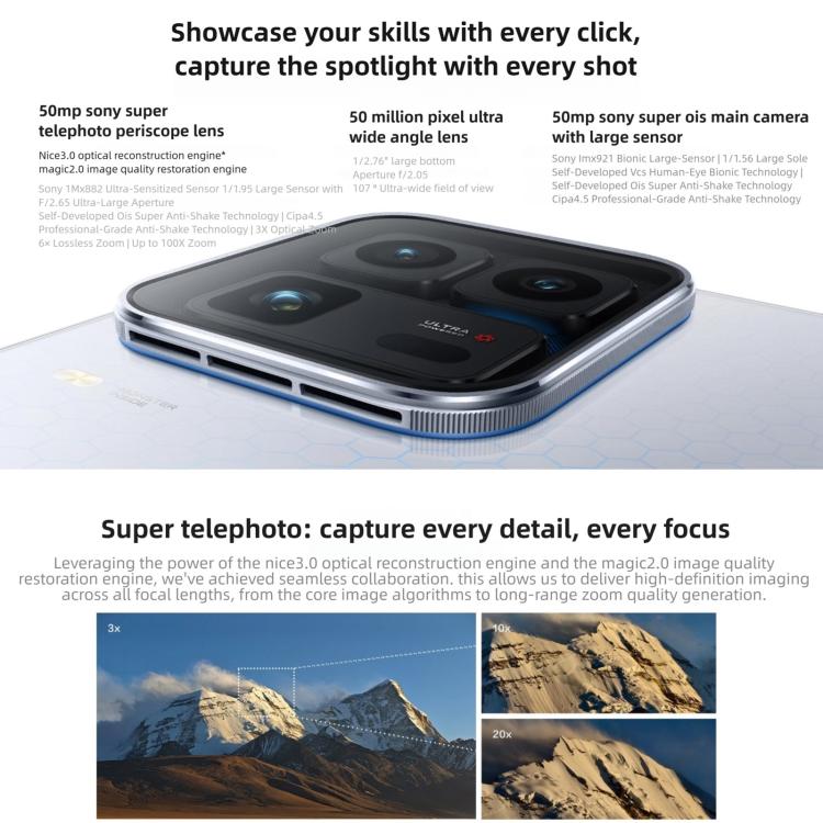 vivo iQOO 15 Ultra, 16GB+1TB, Ultrasonic 3D Fingerprint, 6.85 inch Android 16 OriginOS 6 Snapdragon 8 Elite Gen 5 Octa Core, OTG, NFC, Network: 5G, Support Google Play, 16GB+1TB
