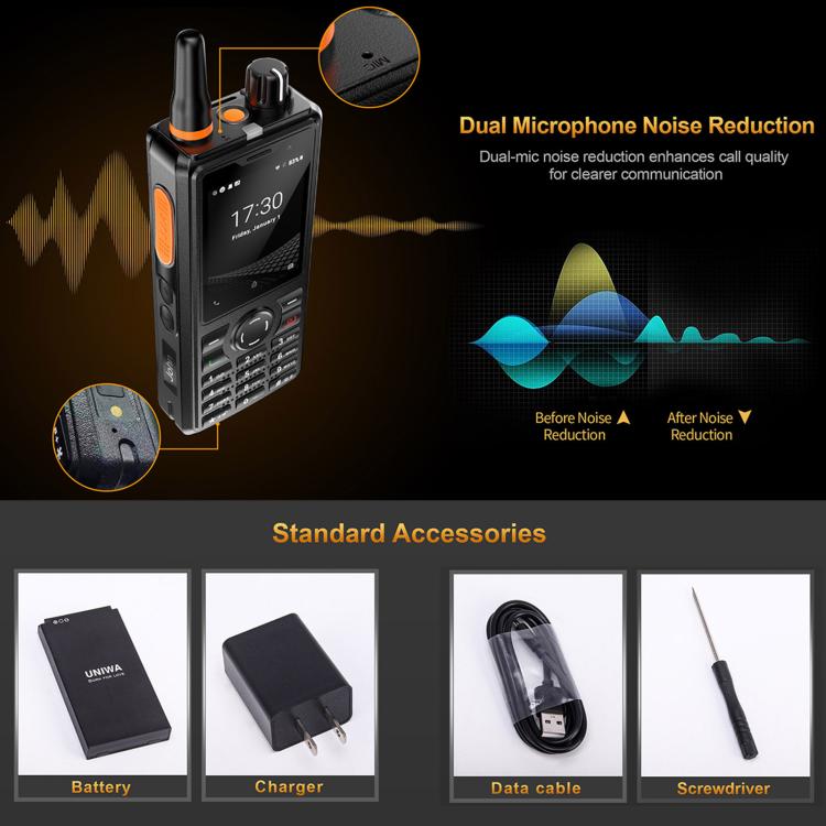 UNIWA F41 Rugged Phone, 1GB+8GB, 2.4 inch MediaTek MT6739,  4600mAh Battery, 21 Keys, Network: 4G, F41