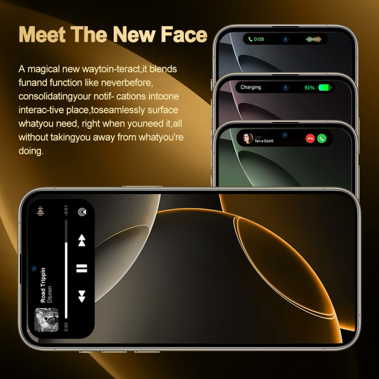 i16 Pro Max / Q5A, 6GB+128GB, 6.5 inch Screen, Face Identification, Android 10 MTK6762 Octa Core, OTG, NFC, Network: 4G, Dual SIM, AU Plug, i16 Pro Max / Q5A, AU Plug