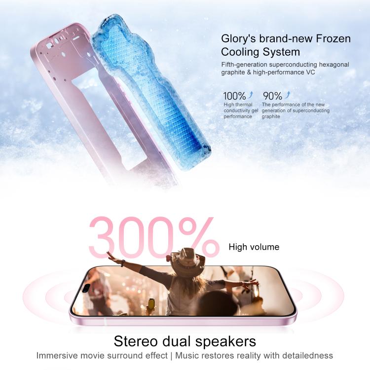 Honor X80i, 8GB+256GB, In-screen Fingerprint, 6.6 inch MagicOS 10.0 Android 16.0 Dimensity 6500 Elite Octa Core, Network: 5G, OTG, NFC, 8GB+256GB