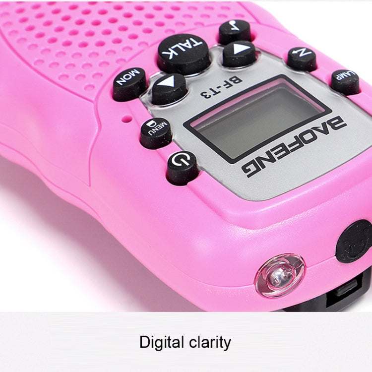 2 PCS BaoFeng BF-T3 1W Children Single Band Radio Handheld Walkie Talkie with Monitor Function, EU Plug, BF-T3 EU Plug