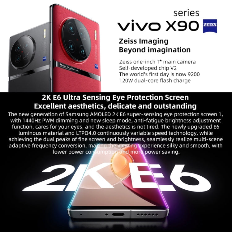 Quad Back Cameras, Screen Fingerprint Identification / Face ID, 4700mAh Battery, 6.78 inch Android 13.0 OriginOS 3 Qualcomm Snapdragon 8 Gen 2  Octa Core up to 3.2GHz, NFC, OTG, Network: 5G, Support Google Play, Support 50W Wireless Flash Charging     ...