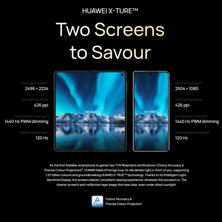 Triple Cameras, Face ID & Side Fingerprint Identification, 5060mAh Battery, 7.85 inch + 6.4 inch Screen, HarmonyOS 3.1 Snapdragon 8+ 4G Octa Core up to 3.2GHz, Network: 4G, OTG, NFC, Not Support Google Play, 1TB