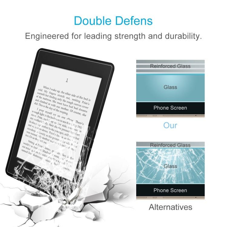 9H 2.5D HD Explosion-proof Tempered Glass Film for Amazon Kindle Paperwhite Lite, HD
