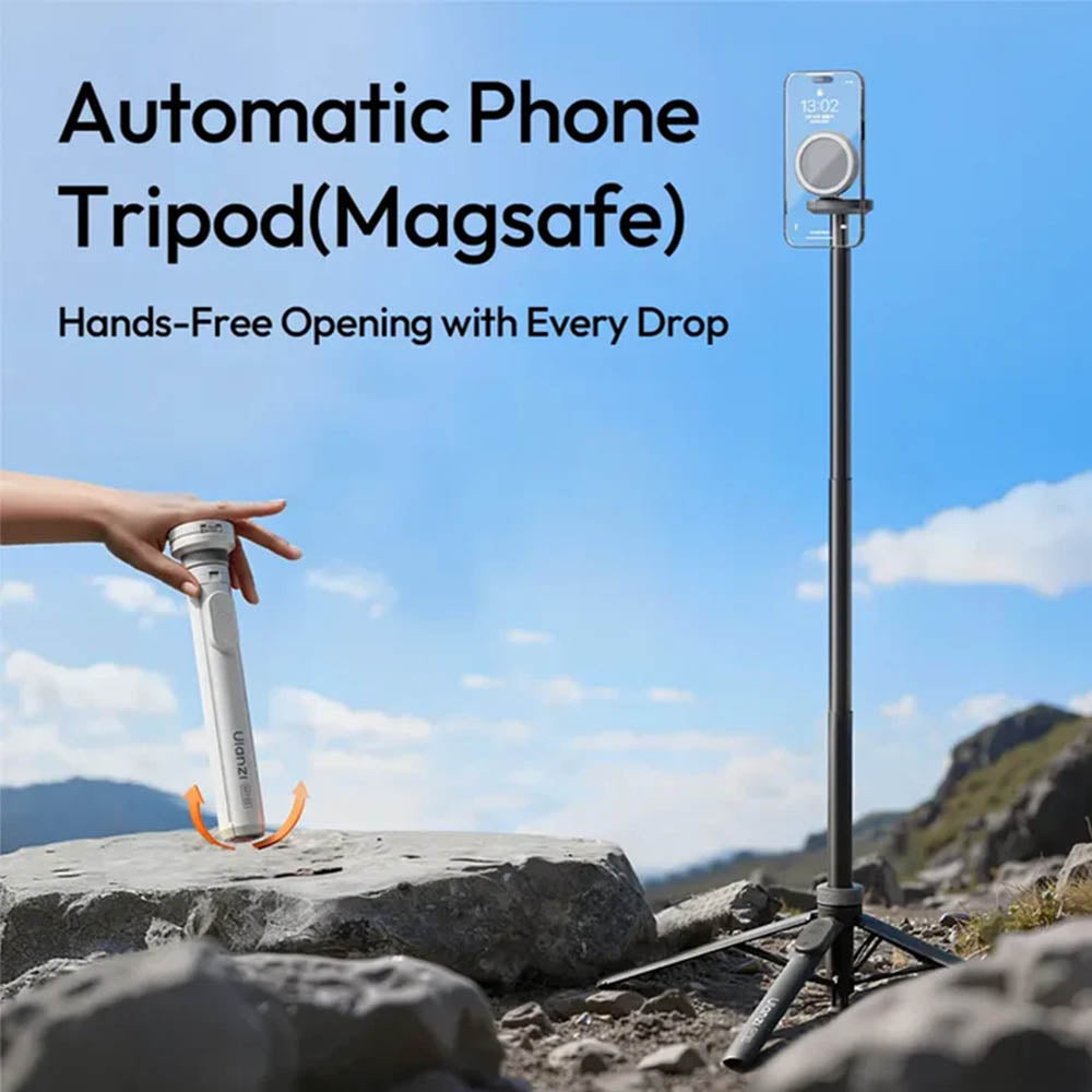 MT85 Torch Master Snap V2 Portable Phone and Camera Magnetic Tripod (Black)