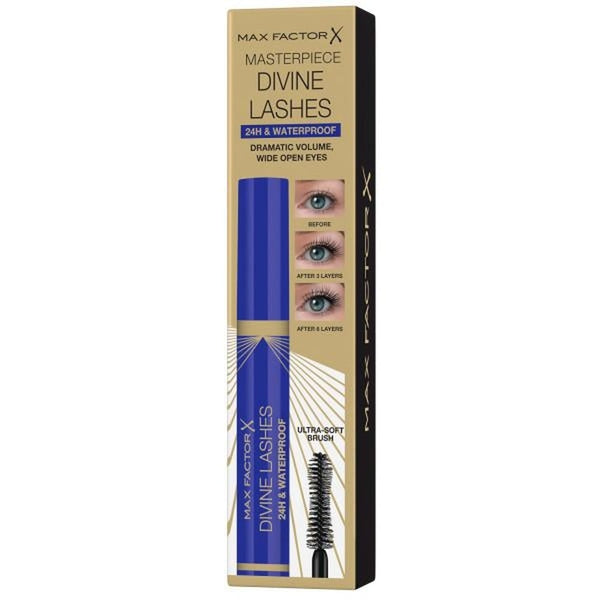 Max Factor Divine Lashes 24H Waterproof Mascara 9ml - Black