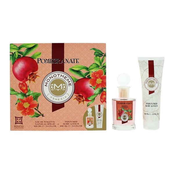 Monotheme Pomegranate Gift Set 100ml EDT + 100ml Body Lotion