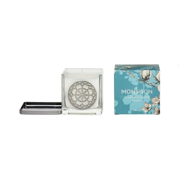 Monsoon Seaspray & Cotton Scented Candle 180g