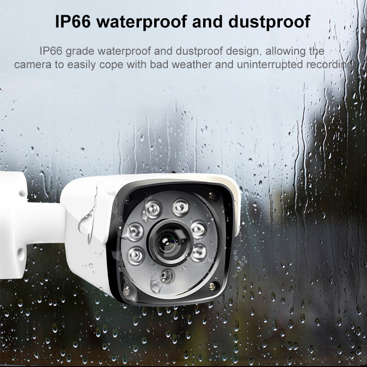 633W / IP POE (Power Over Ethernet) 720P IP Camera Outdoor Home Security Surveillance Camera, IP66 Waterproof, Support Night Vision & Phone Remote View, 633W / IP POE White