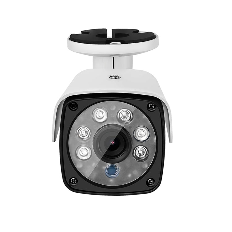 633H2 / A 1080P 3.6mm Lens CCTV DVR Surveillance System IP66 Weatherproof Indoor Security Bullet Camera with 6 LED Array, Support Night Vision, 633H2 / A White