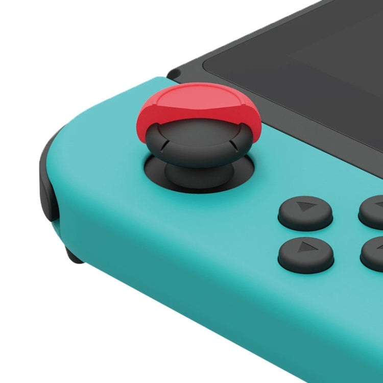 Left + Right Gamepad Rocker Cap Button Cover for Switch, For Switch(Red), For Switch(Black), For Switch(Blue + Magenta)