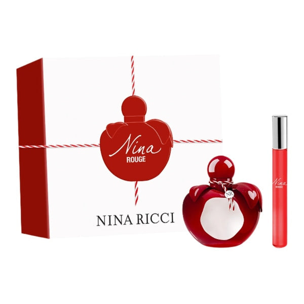 Nina Ricci Nina Rouge Gift Set 50ml EDT + 10ml Roll On EDT