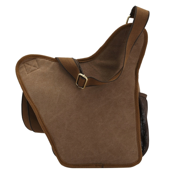 KAUKKO FH03 Retro Style Men Canvas Crossbody Bag Messenger Bag Outdoors Hiking Camping Bag, Size: 26 x 21 x 9 cm, KAUKKO FH03