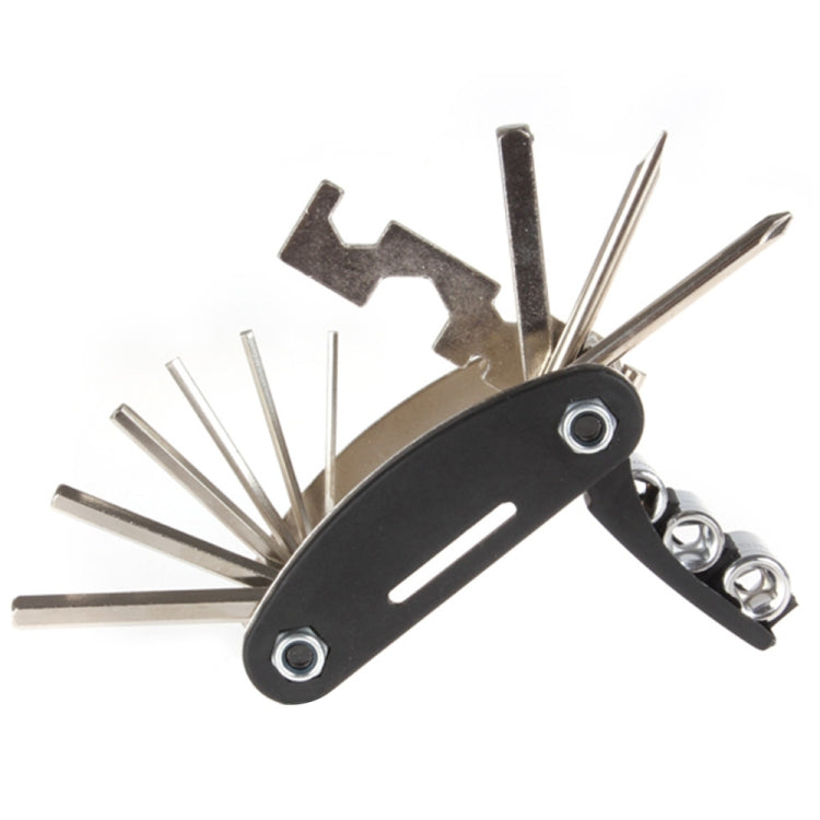 16 in 1 Multifunction Folding Bicycle Repair Combination Tools, 16 in 1
