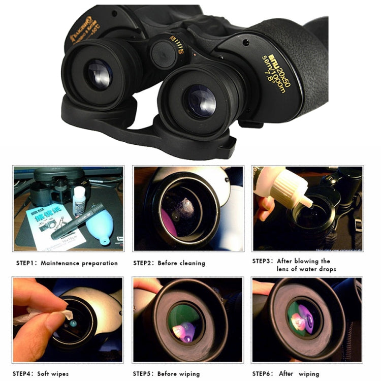 20x50 Powerful Outdoor High Definition High Times Zoom Binocular Telescope for Hunting / Camping, 20X50