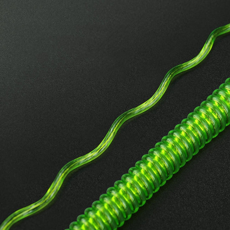 Outdoor Multi-functional Anti-lost Keychain TPU Spring Lanyard, Length: 32cm, Anti-lost Keychain (Grey), Anti-lost Keychain (Green)