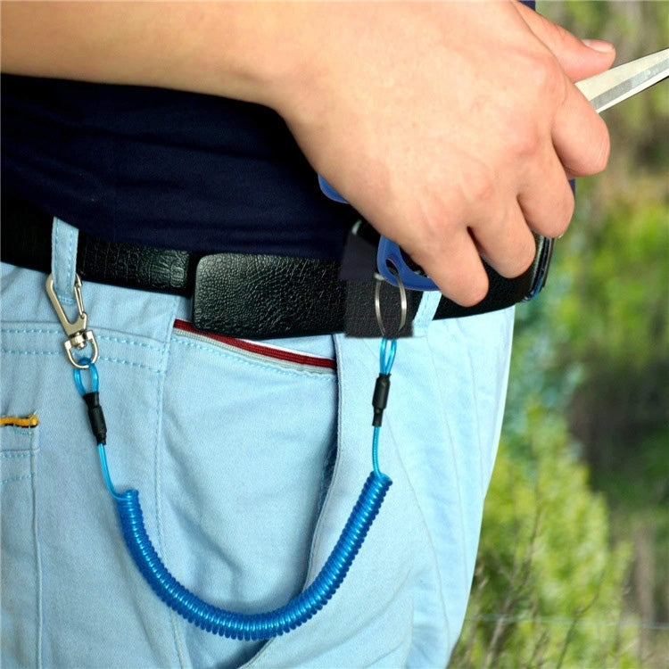 Outdoor Multi-functional Anti-lost Keychain TPU Spring Lanyard, Length: 32cm, Anti-lost Keychain (Grey), Anti-lost Keychain (Green)