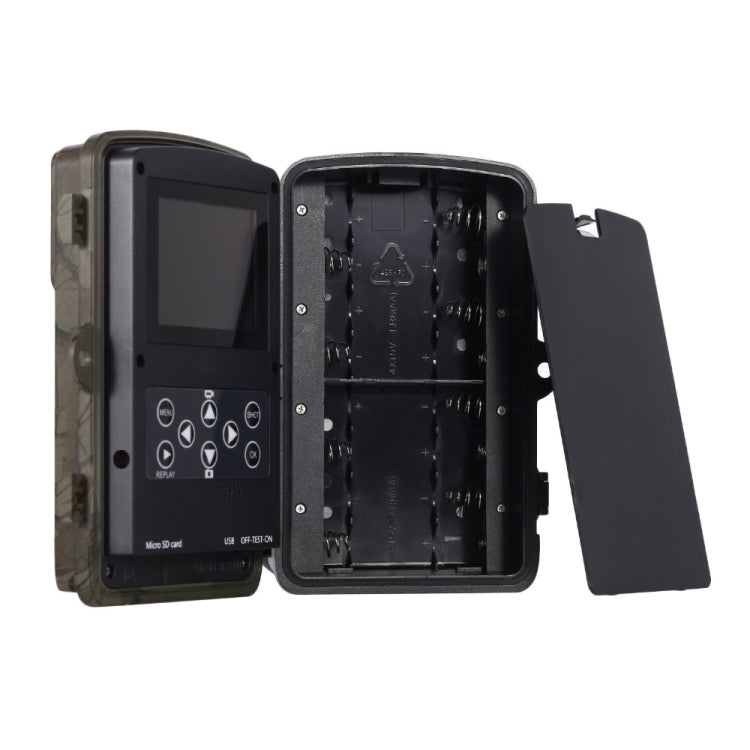 HC801A 8MP Waterproof IP65 IR Night Vision Security Hunting Trail Camera, Novatek 96650 Program, 120 Degree Wide Angle, 110 Degree PIR Sensing Angle, HC801A